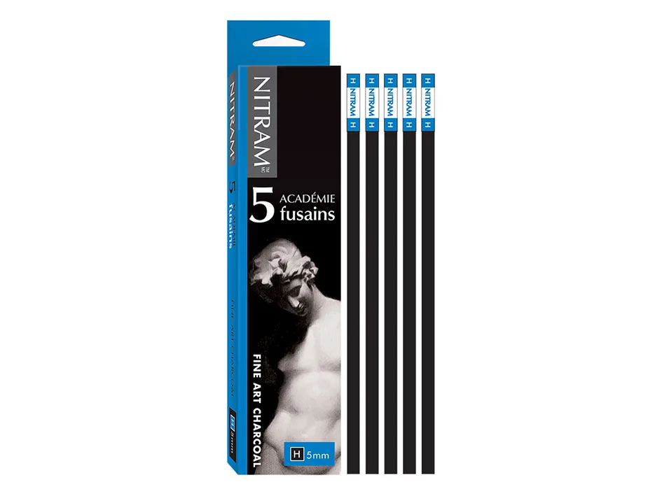 NITRAM Charcoal – H – 5x5x152mm – 5 pcs