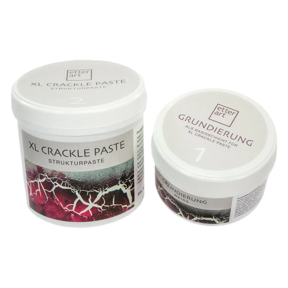 CRACKLE PASTE Etter Art XL  - Set 280 g (White) -