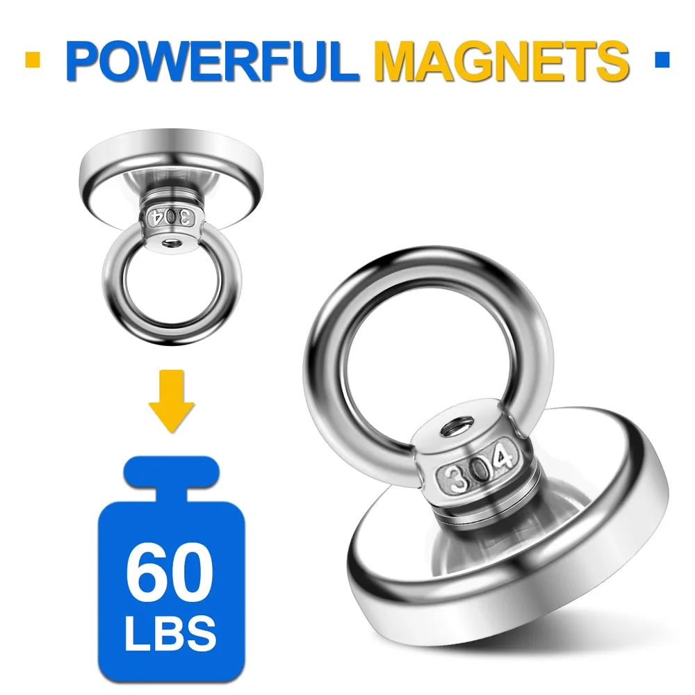 Magnetic Hook 60 lbs (27 KG) Pulling Force 1 stk -