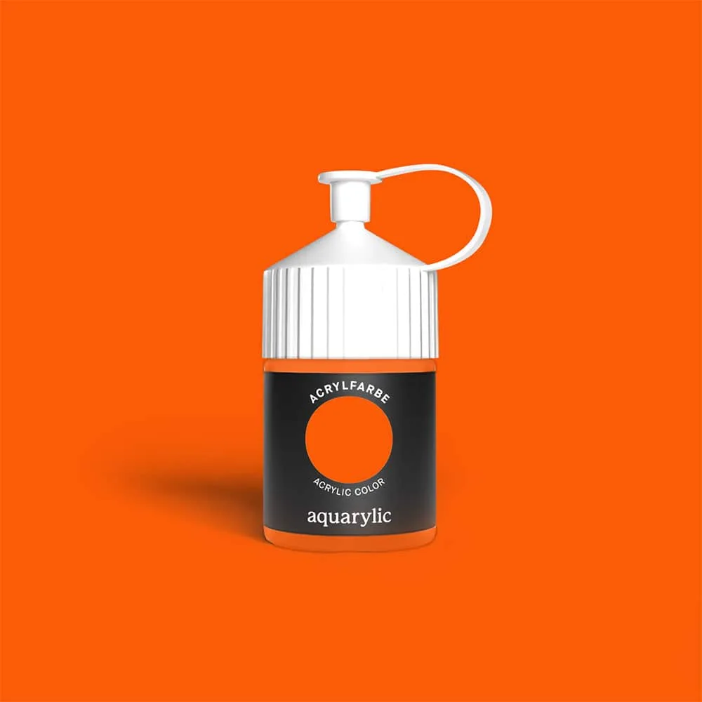 Aquacrylic Acrylic Color Orange 120 ml