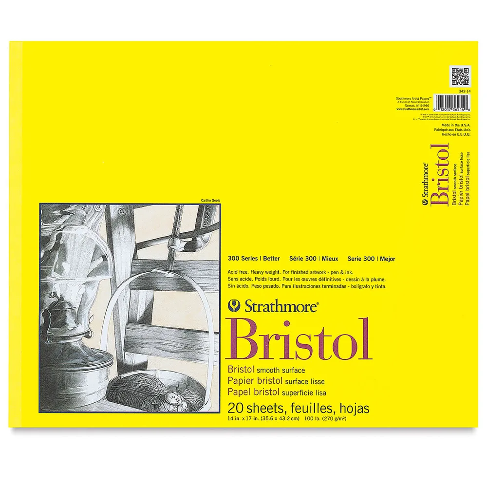 Bristol pappír seria 300 20 arkir 35,6 x 43,2 sm
