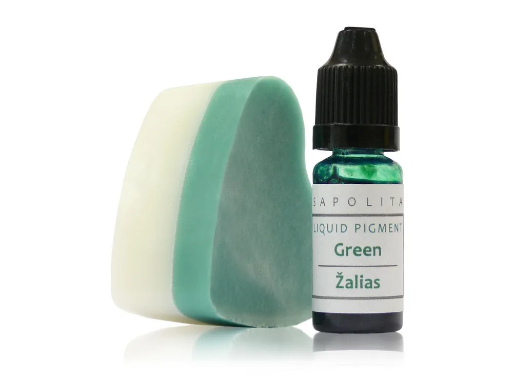 Sápulitur - Grænn / green liquid pigment (no migration) 10 ml