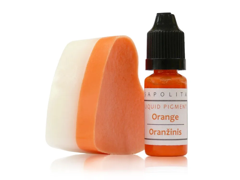 Sápulitur Appelsínu / Orange liquid pigment (no migration)m 10 ml