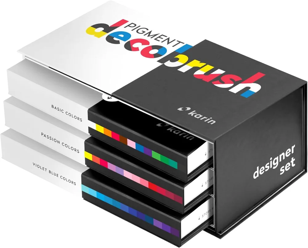 DECOBRUSH Marker Designer Pack of 36, Multicolor Akrýl
