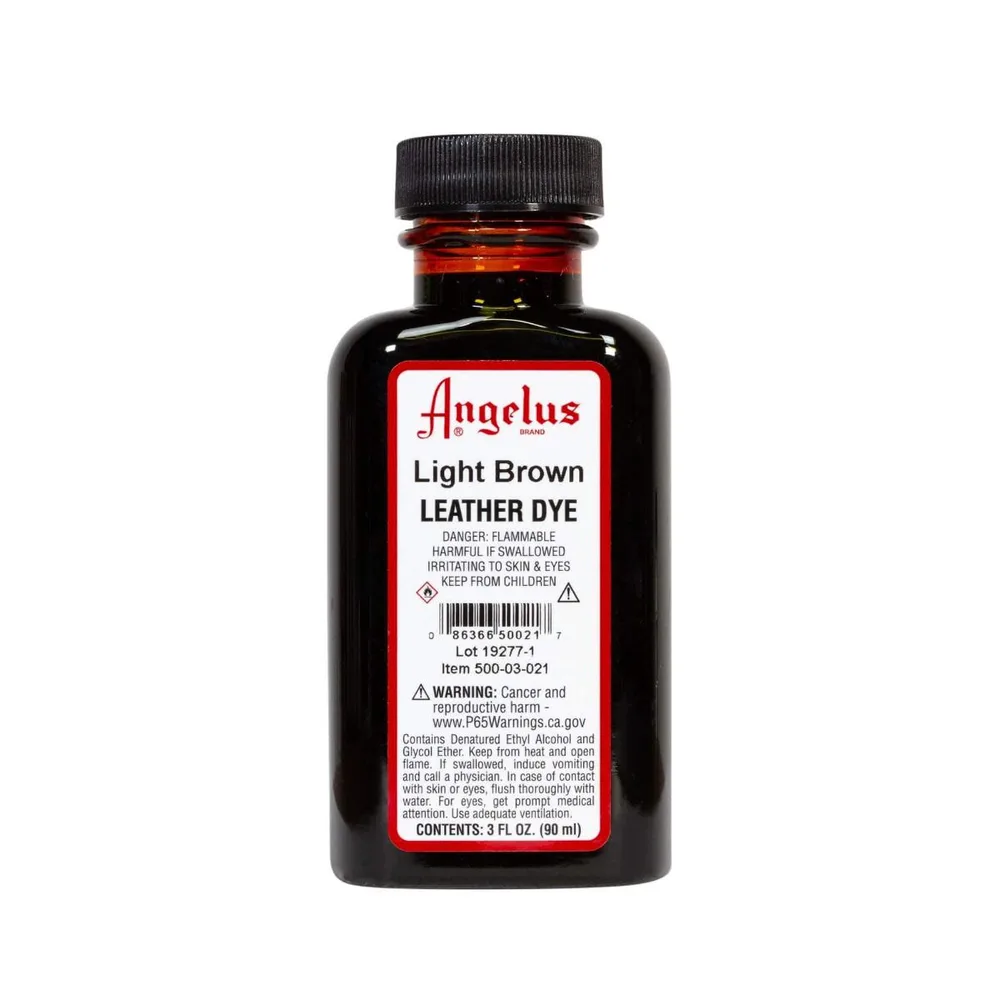 Leður litur/dye Light Brown 3 oz - 1