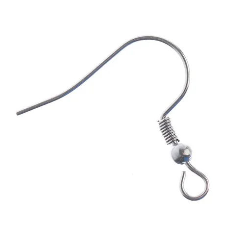 Eyrnalokkakrókar (Fish Hook) – Ryðfrítt stál – 19mm – 10 stk.