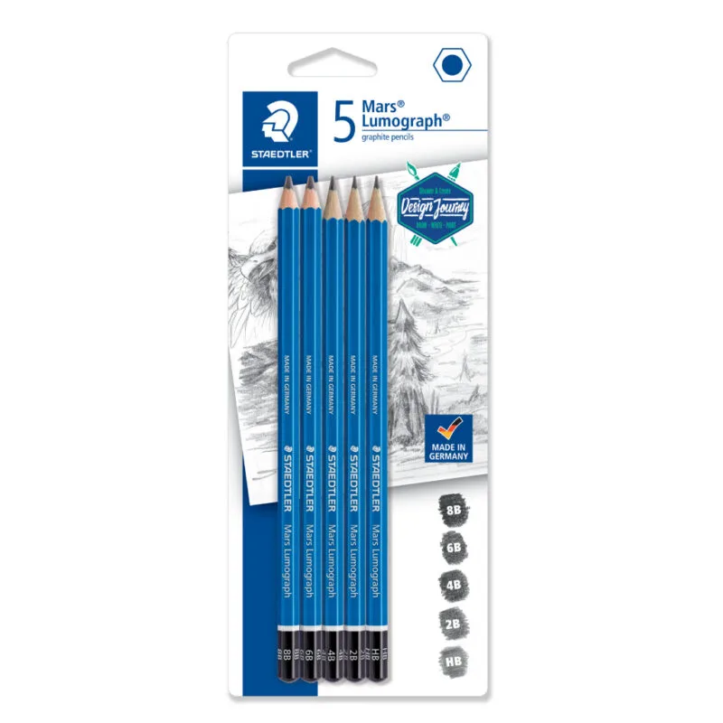 Mars Lumograph 4-pc. Charcoal Pencil Set