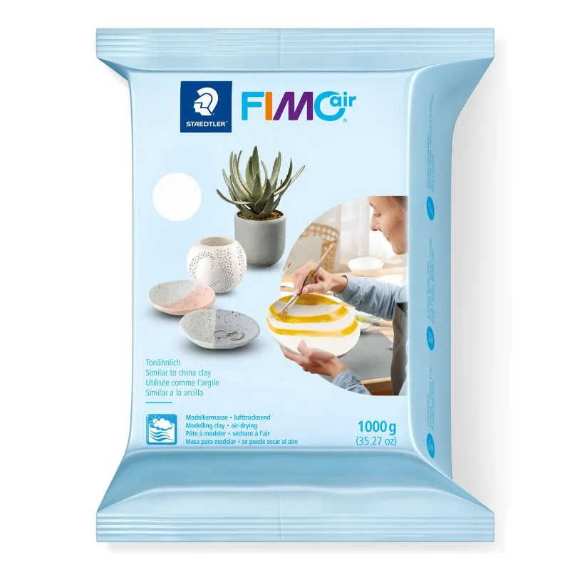 FIMO Air Basic 1kg Sjálfhardandi Hvítur