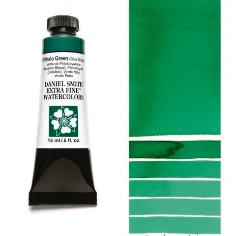 DANIEL SMITH XF WATERCOLOR 15ML PHTHALO GREEN (BLUE SHADE) - 1