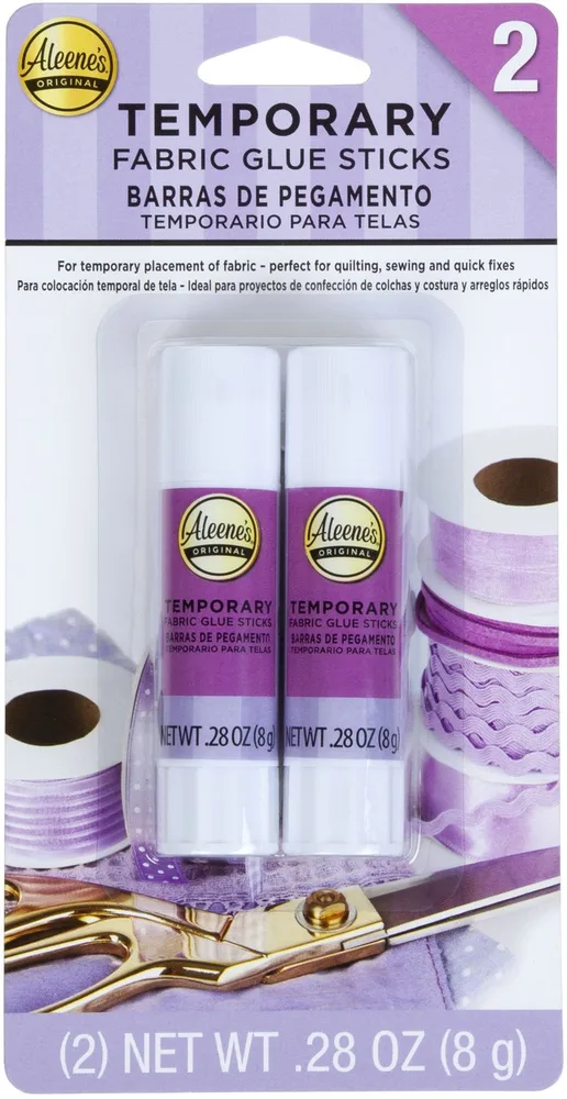 Aleene's Tímabundið efnalím (Glue Sticks - Lím stifti ) – 2 stk. í pakka