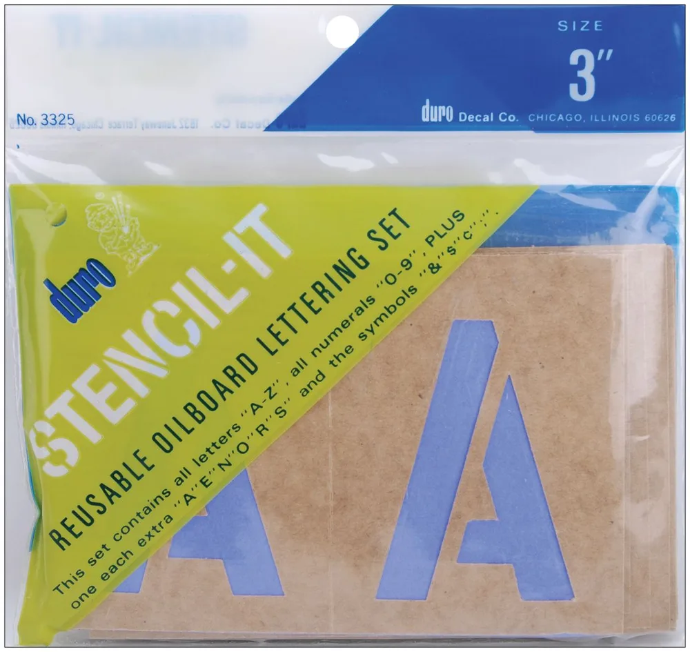 Fjölnota stafa- og talnasett 7,5 sm