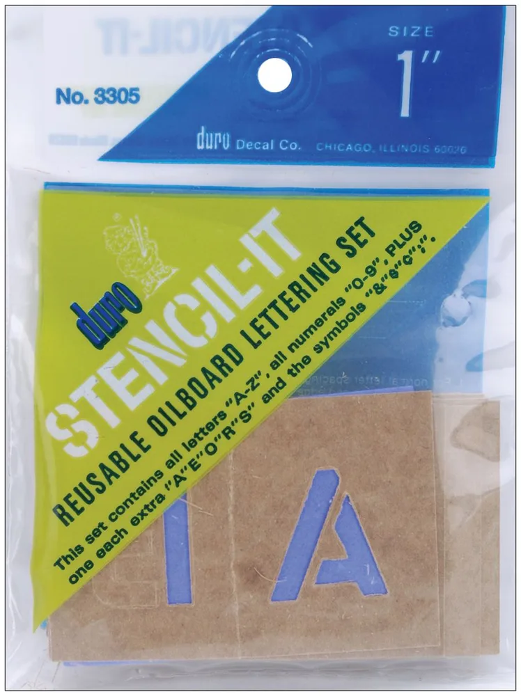 Fjölnota stafa- og talnasett 2,5 sm