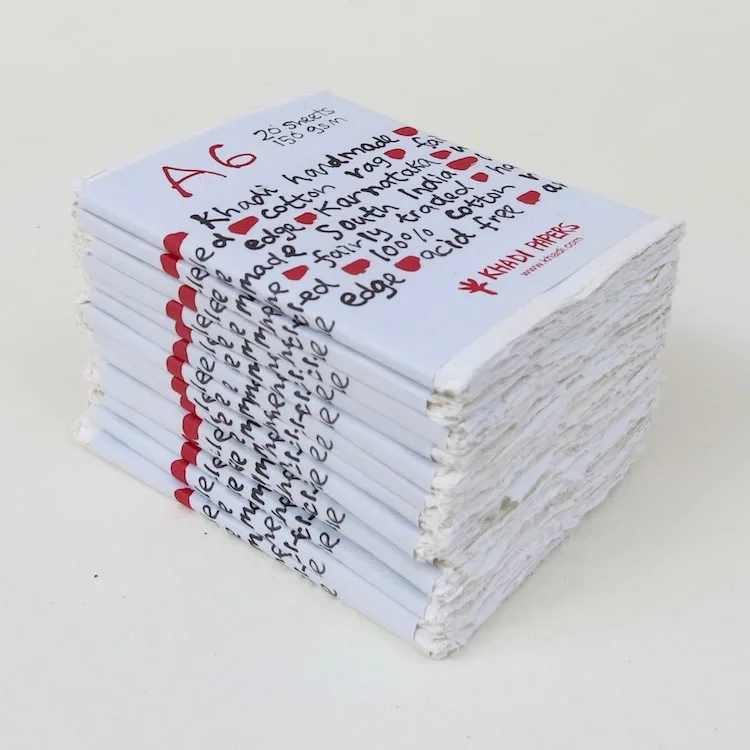 WHITE A6 PAPER PACK 150gsm