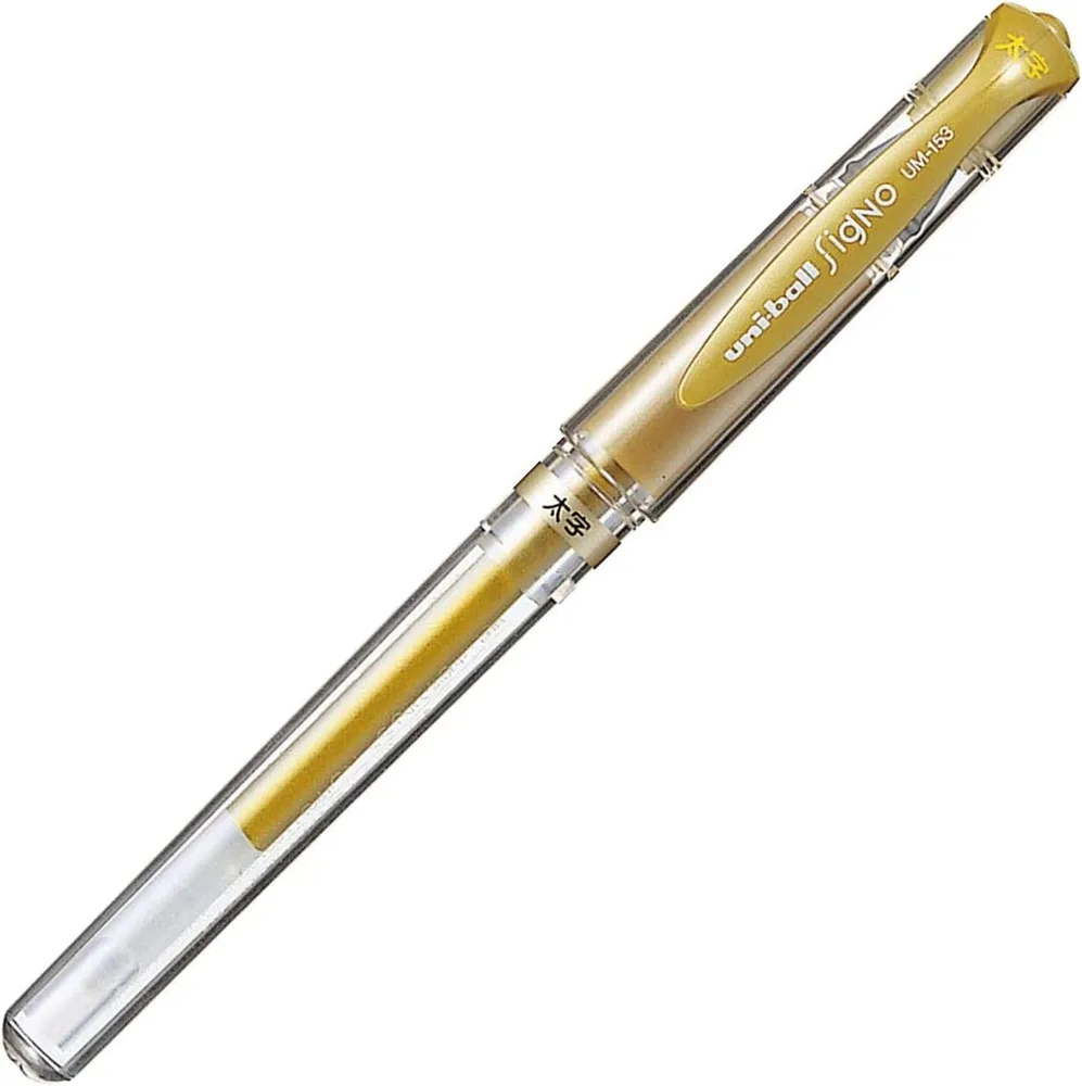 Signo UM-153 Broad Point Gel Impact Pen, 1.0mm - Gull