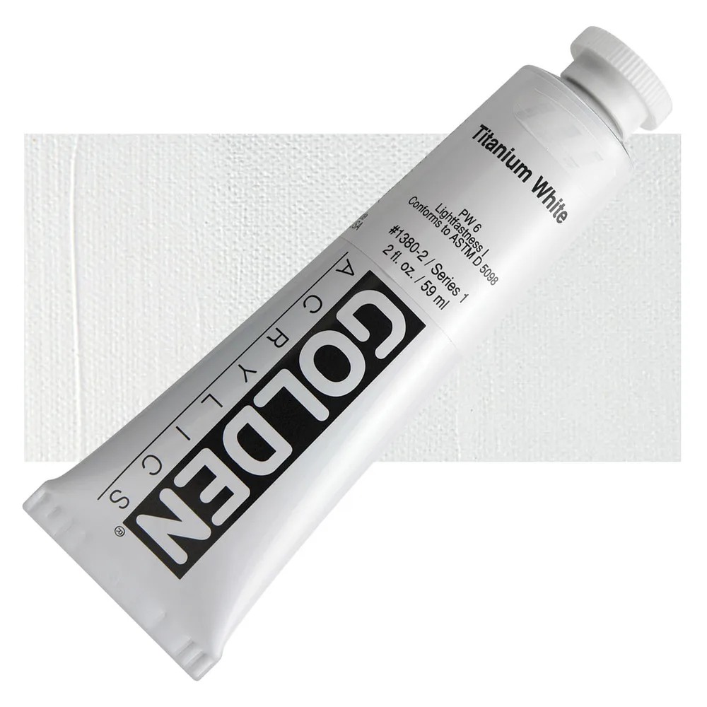 Golden Heavy Body Acrylic litir 59 ml - Titanium White