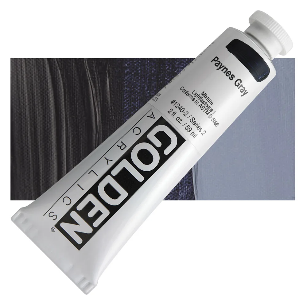 Golden Heavy Body Acrylic Litir 59 ml - Paynes Gray
