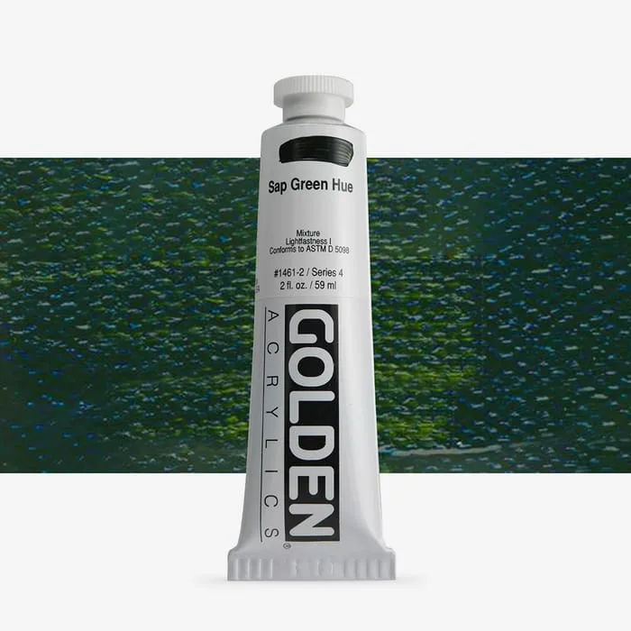 Golden Heavy Body Acrylic Litir 59 ml - Sap Green