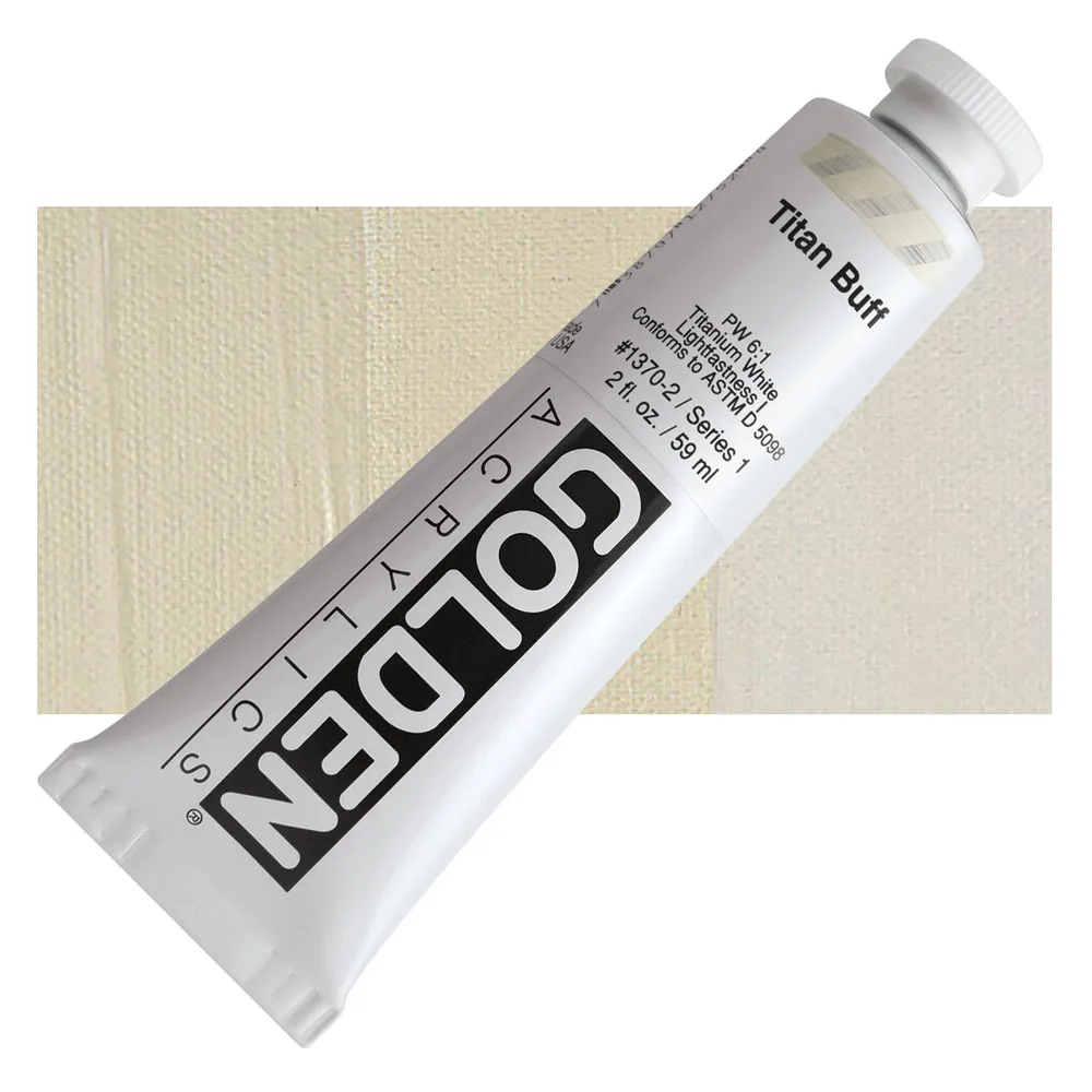 Golden Heavy Body Acrylic Litir 59 ml - Titanium Buff