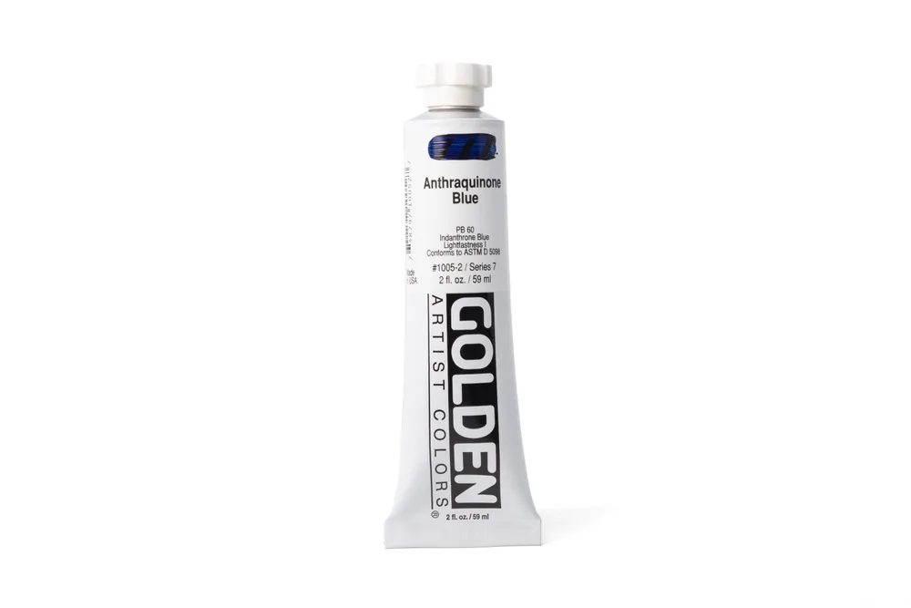 Golden Heavy Body Acrylic Litir 59 ml - Anthraquinone Blue