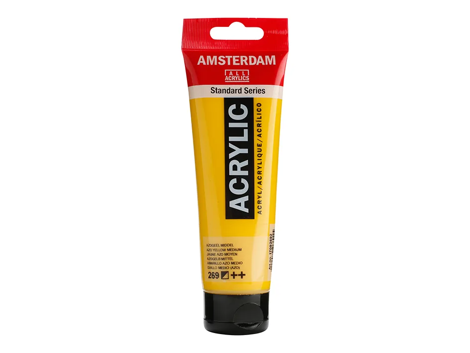 Amsterdam Standard Akryl 120ml – 269 Azo yellow med.