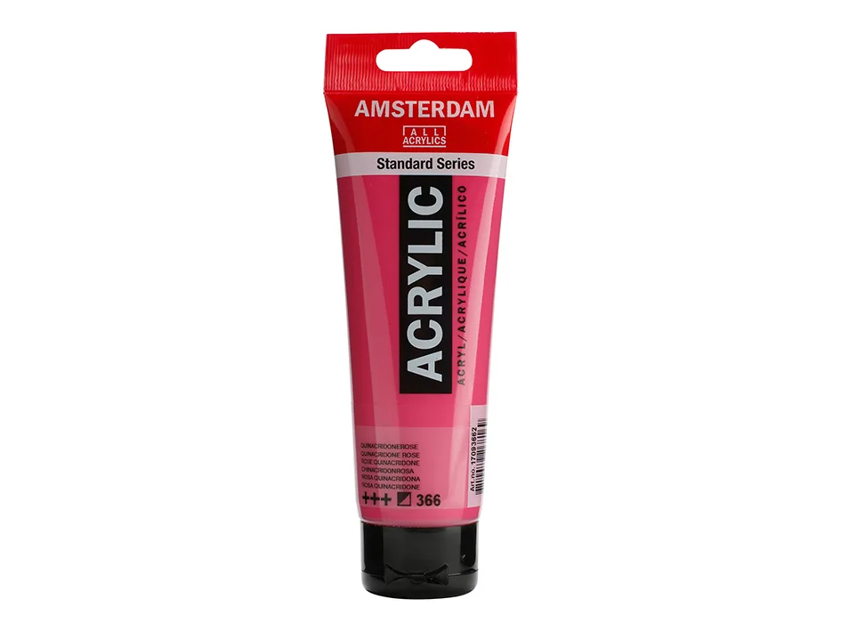 Amsterdam Standard Akryl 120ml – 366 Quinacridone rose