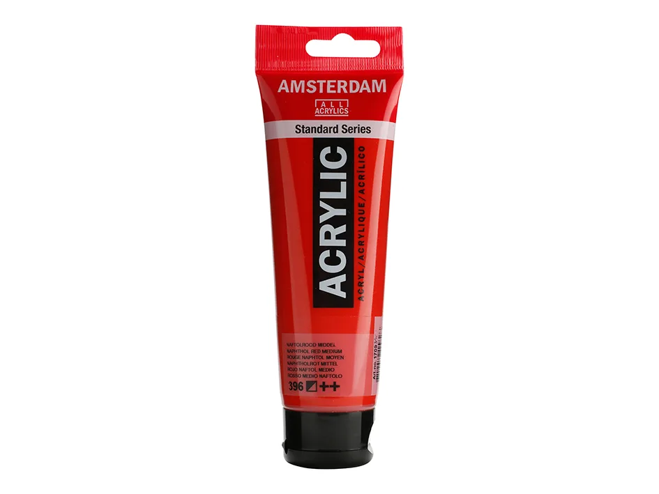 Amsterdam Standard Akryl 120ml – 396 Napthol red med.