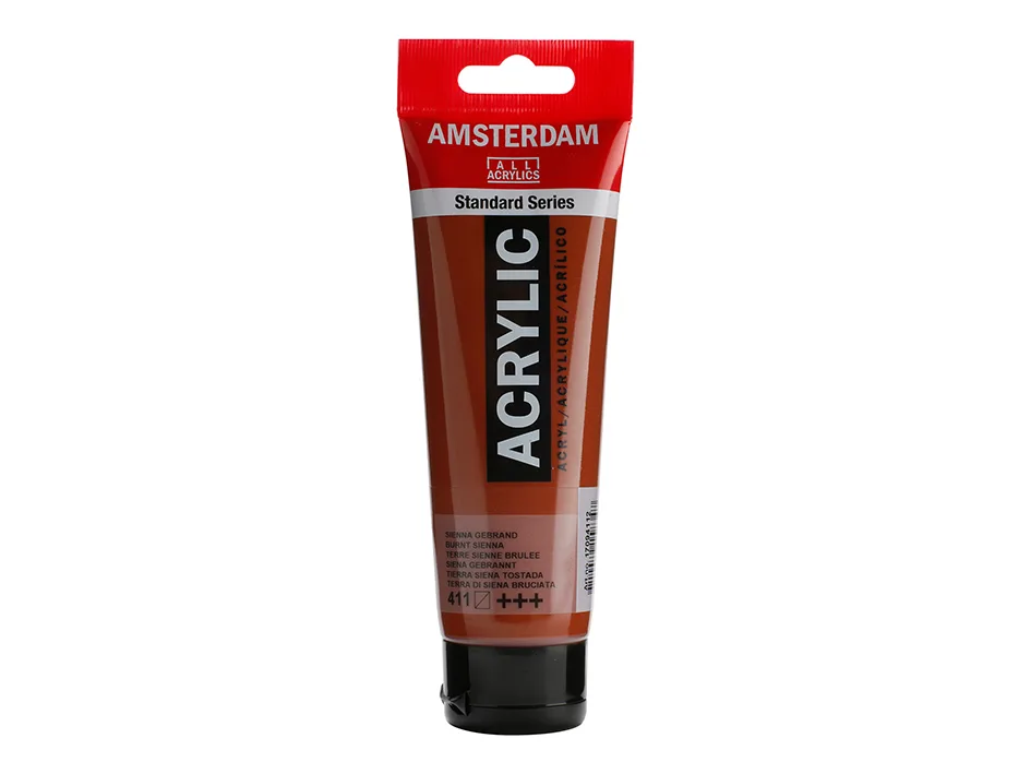 Amsterdam Standard Akryl 120ml – 411 Burnt sienna