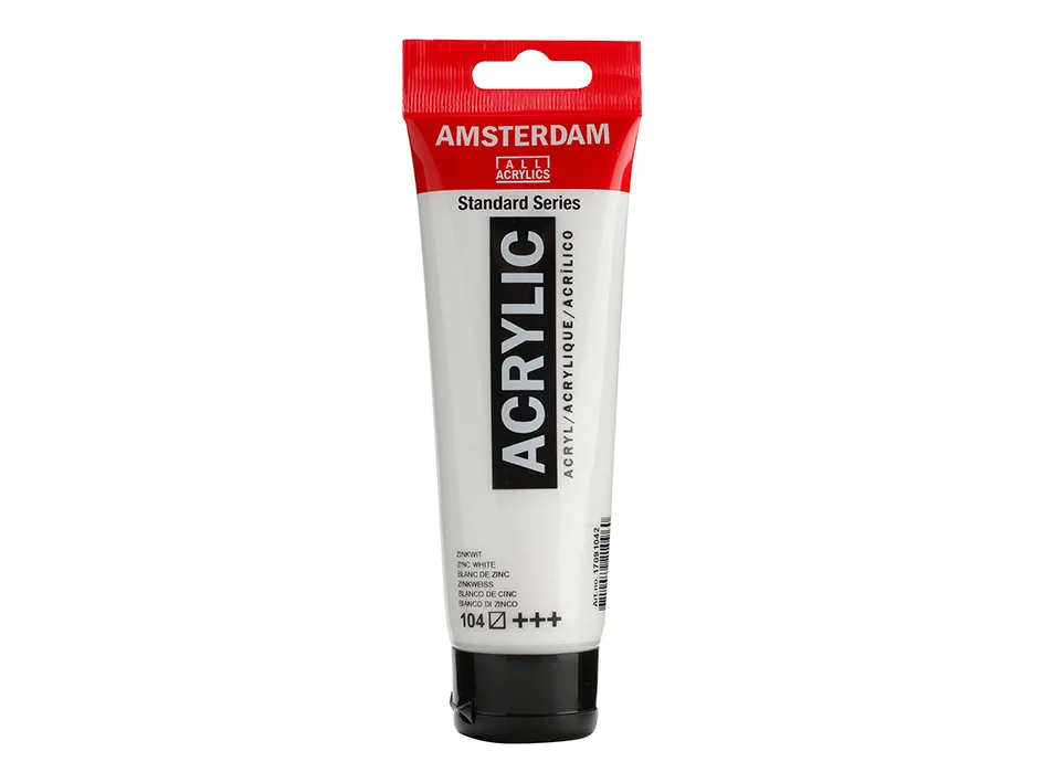 Amsterdam Standard Akryl 120ml – 104 Zink white