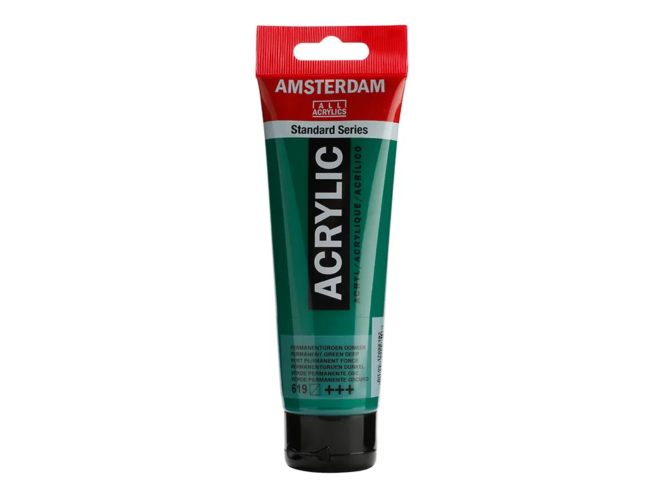 Amsterdam Standard Akryl 120ml – 619 Permanent green deep