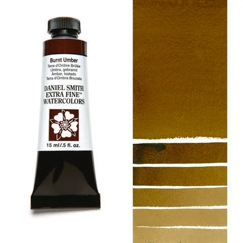 Daniel Smith Vatnslitur 15ml - Burnt Umber
