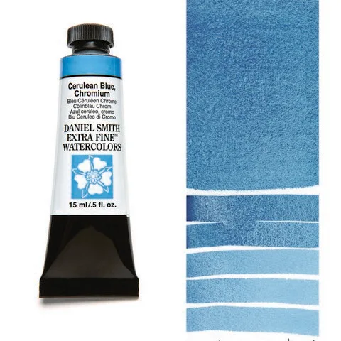 Daniel Smith Vatnslitur 15ml - Cerulean Blue Chromium