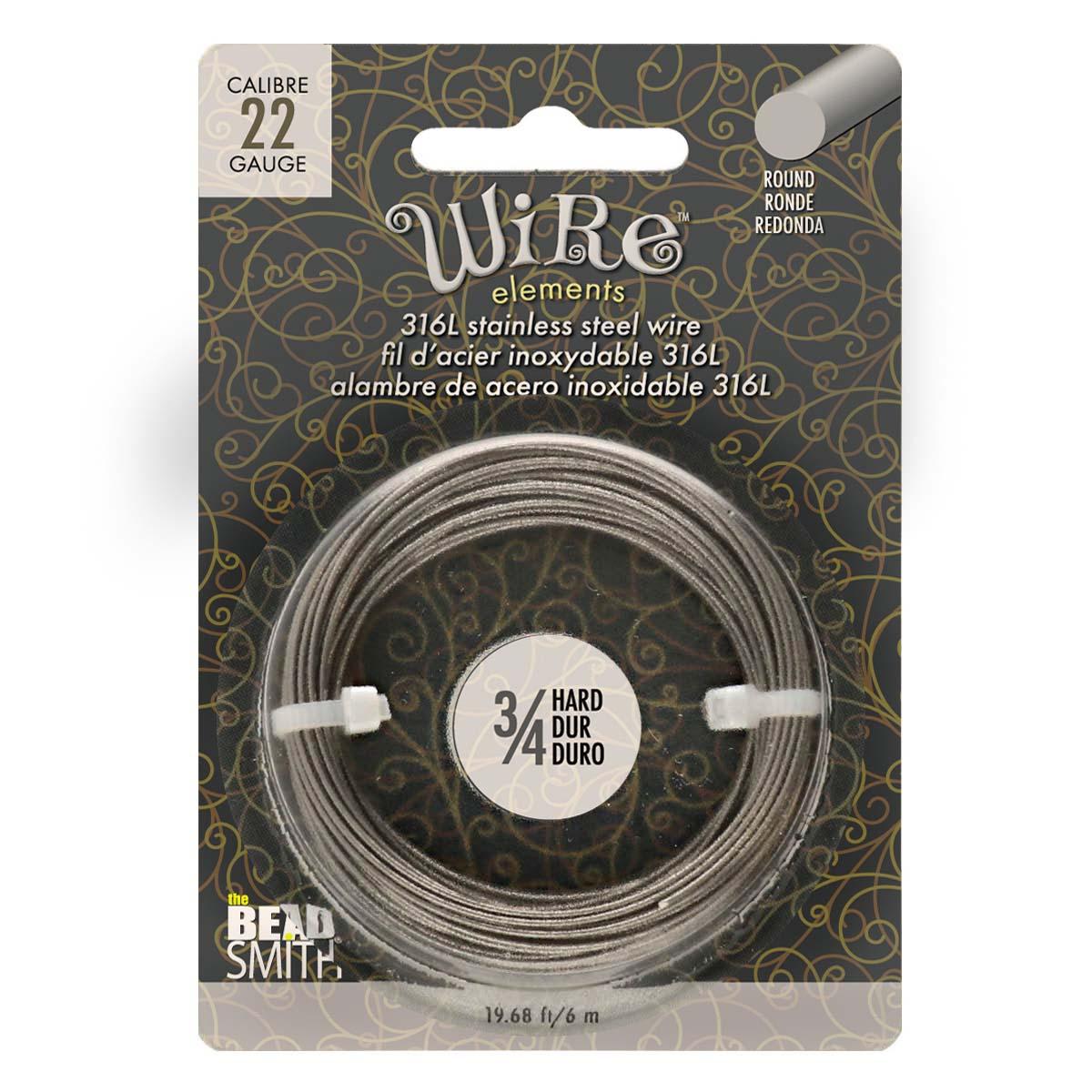 316L Stainless Steel Wire 22 gauge - 10 metre roll