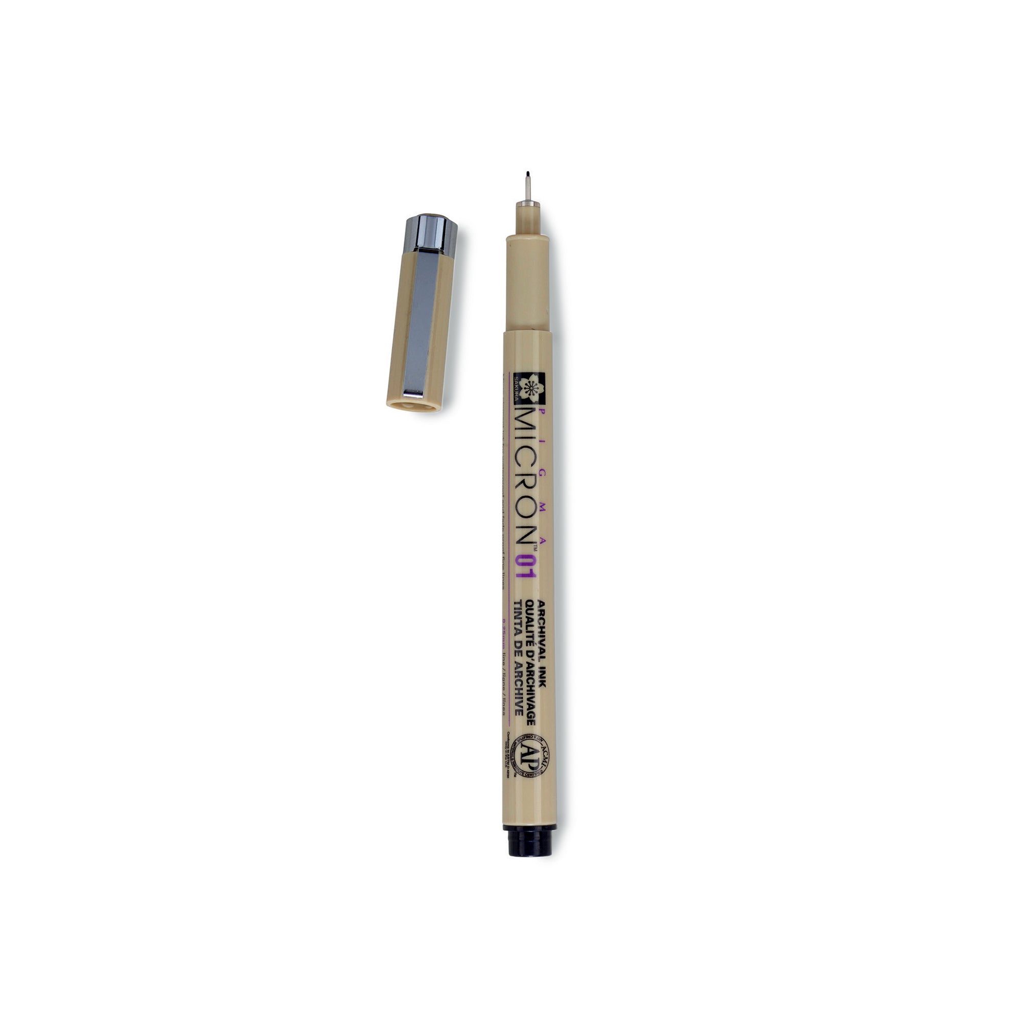 Sakura Pigma Micron 01 (.25mm) - Svartur