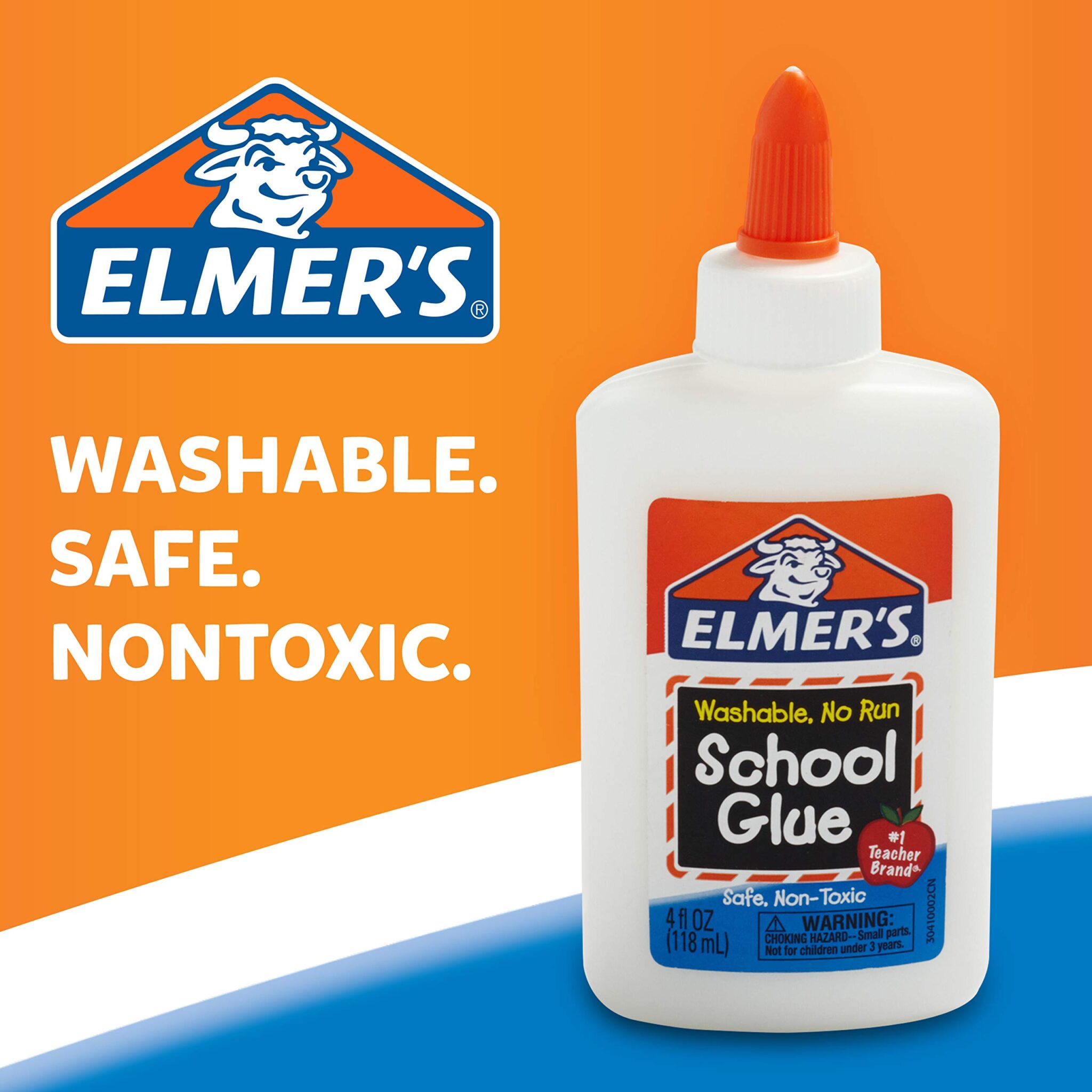 Slímgerð - Elmers Skólalím 118 ml - Hvítt