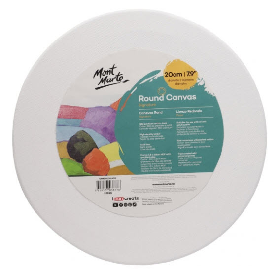 Canvas Round 20 sm