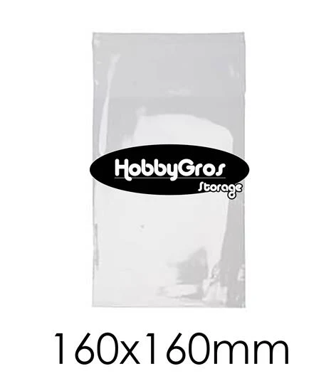 Sellopoki - Cello bag 160x160mm + 30mm 100 stk