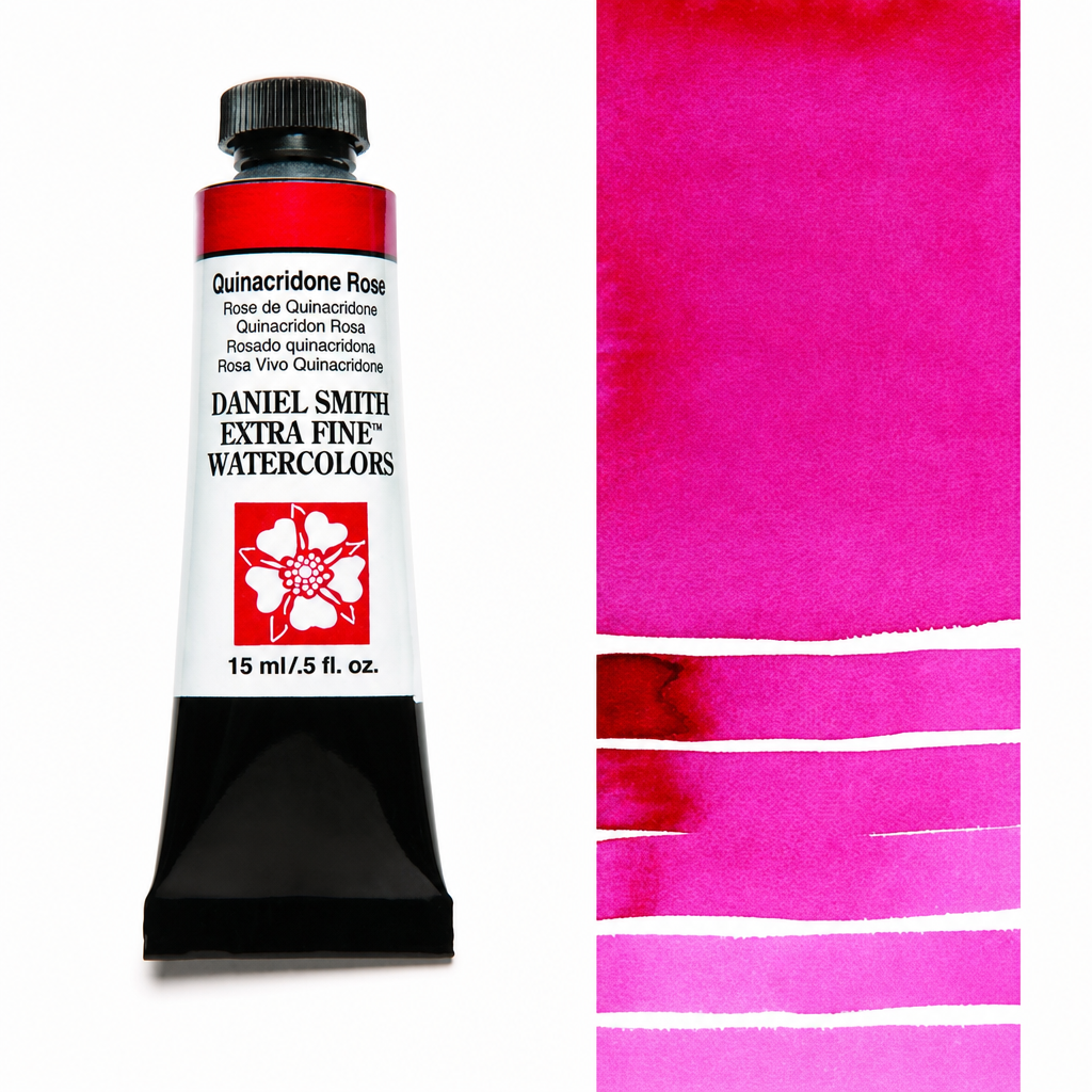 DANIEL SMITH XF Watercolor 15ml – Quinacridone Rose