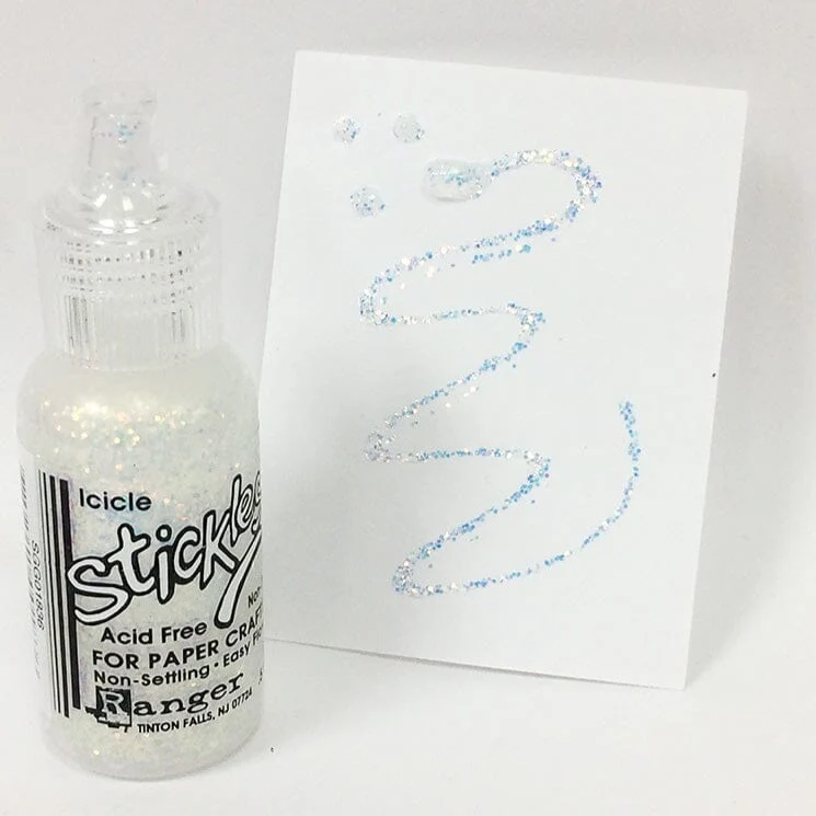 Glimmer lím Silfur Stickles 18 ml