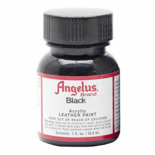 Leður Málning  Black 29,5 ml