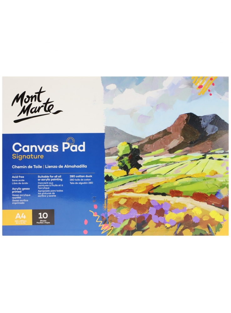 Striga arkir - Canvas pad A4  10 stk