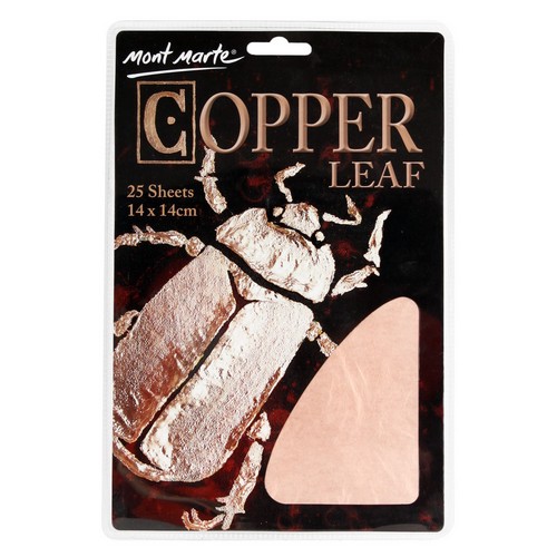 Blað kopar - Copper leaf - Imitation 25 arkir