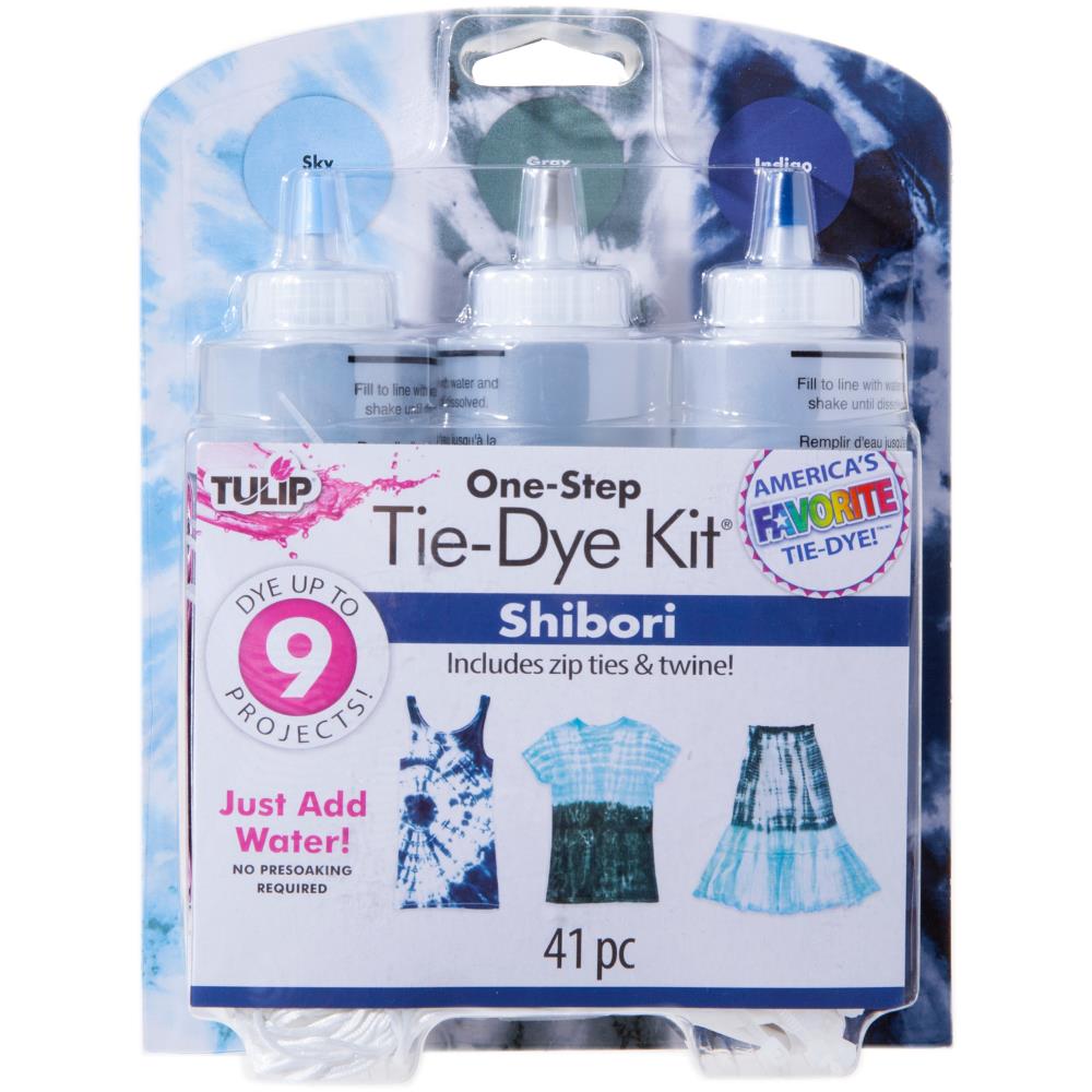 Tie Dye Kit - Shibori 3 litir  - 9 verkefni -
