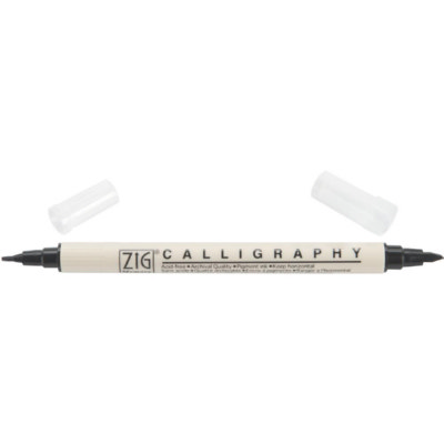 Skrautskriftartúss - Svartur -2 oddar 2,0 og 5.0