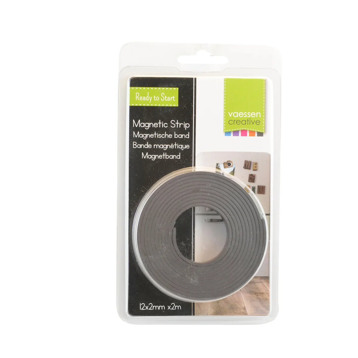 Segul lengja með lími 12 mm x 2 mm x 2 metrar