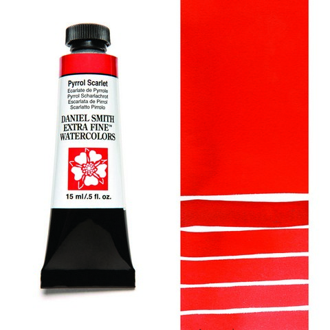 DANIEL SMITH XF WATERCOLOR 15ML PYRROL SCARLET