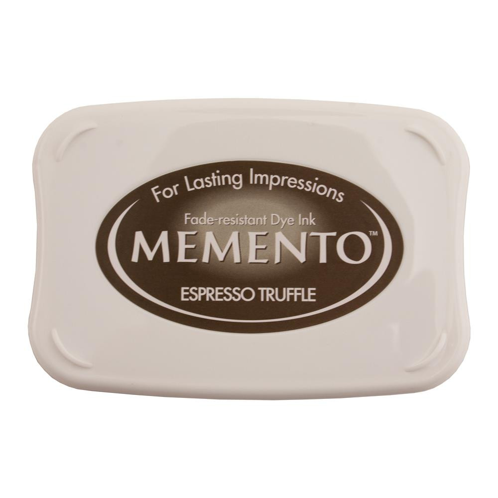 Tsukineko Memento Luxe Ink Pad - ESPRESSO TRUFFLE (great for fabrics!)