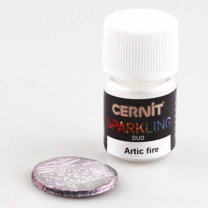 Sparkling Artic Fire  fyrir leir 5 gr